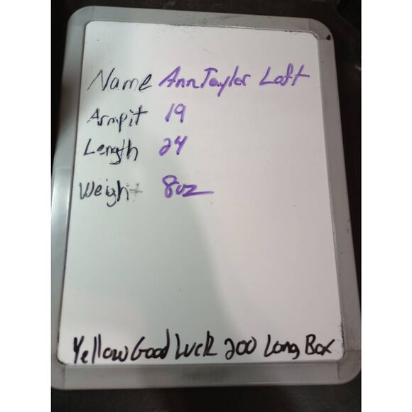 Loft Shirt Ladies Medium Ivory Black Lace Tank - Picture 7 of 8